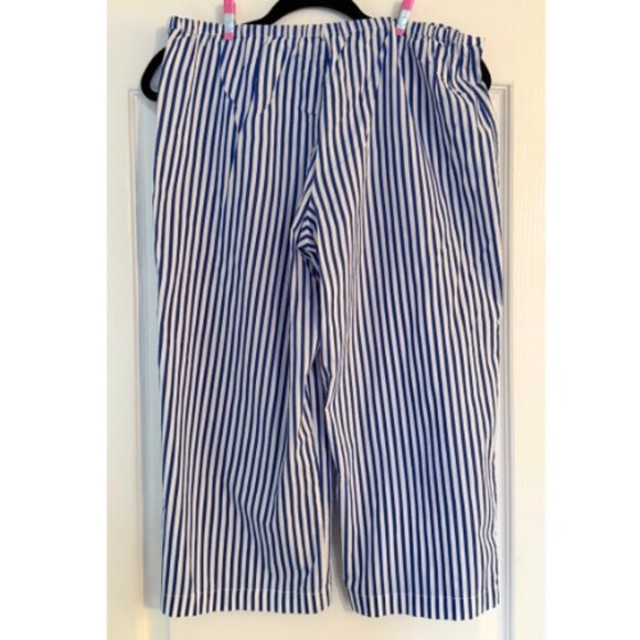 Lauren Ralph Lauren Cotton Sleep Set Pajamas Capri length Womens M - Picture 6 of 7